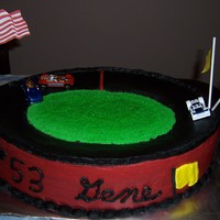Circular Track Cake 