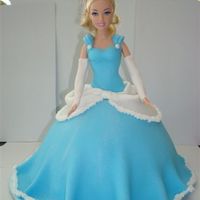 Cinderella Doll Cake 
