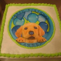 Puppy Birthday Cake 