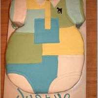 Rl Polo Onesie This was made to look like one of RL Polo onesies. Quite difficult cake to make.