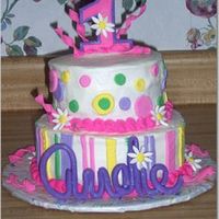 Girly 1St Birthday There wasn't a "theme" to this 1st birthday party so we just went with colorful and girly!