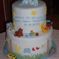 Boys Christening Christening cake. Plenty of ideas from here - many thanks all!