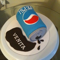 Mini Pepsi Can Cake 