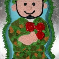 Soldier Birthday Cake This cake was made for a friend of mine on her Birthday. Her husband is on his second year long rotation to Iraq. I figured since he couldn...