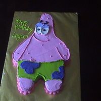 Patrick Star hand carved Patrick cake.... this was for my son's 3rd birthday. everyone loved it.