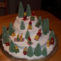 Winter Scene For our holiday potluck in 2005