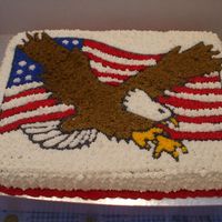 American Eagle/flag Made for my boyfriend's mother's friend's play's after party lol...