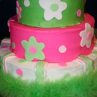 Girly Cake I really enjoyed this cake but just couldn't see what was missing from it. Maybe next time I'll figure it out.