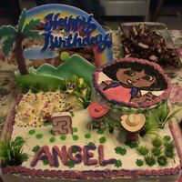 Dora Fbct This is my first FBCT... whoever gave the "cake release" formula, thanks a million... this is for my kid's 3rd bday... hope...