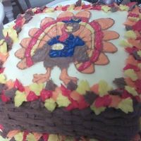 Turkey Cake all buttercream
