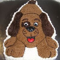 Puppy Cake Chocolate puppy cake made for my daughter coz I love her!! Decorated in buttercream.