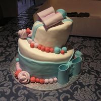 First Ever Topsy Turvy/mad Hatter Cake First ever Topsy Turvy/Mad Hatter as well as first time using fondant to cover. First bows, roses, balls. Not too bad, but I need loads...