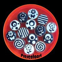 Black And White Cupcakes Actually they're brownies, in baking cups :)Decorated with marshmallow fondant.