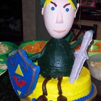 Link From Legend Of Zelda This was for my son's fifth birthday party! He loves Link from Zelda.