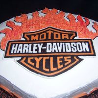 Biker Birthday This cake was inspired by Lisa's... CASC with peanut butter mousse filling (with Butterfinger chunks inside!) and buttercream icing,...