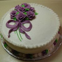 Course 1 Final Cake This was my final cake for Course 1. Got some crumbs in icing, but overall I was pleased with it!