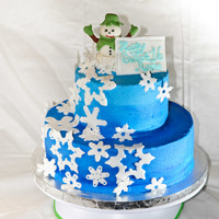 Frosty 16 Sweet 16 cake for a snow loving Mainer!