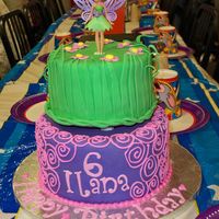 Tinkerbell Cake My first time using SPS, I loved it, but apparently leveled too much off my cake because there was a gap. I didn't care though,...
