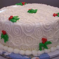 Christmas Swirls I got the inspiration for this cake, but can't find the name the watermark on the original said Cake by audrey...so Audrey? :) Anyway...