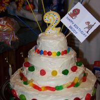 Candy Cake This cake was a cake that I made for my son's 2nd birthday. He LOVES candy so I made something that wouldn't be to time consuming...