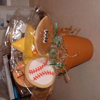 Sports Bouquet sugar cookie bouquet.
