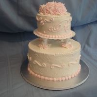 All Buttercream Wedding Cake 