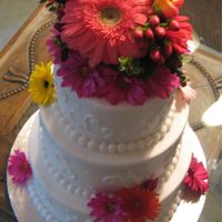 The Lake Cake The bride rented a house on the lake for her wedding! Talk about a great idea! I delivered this cake and thought to myself "how...