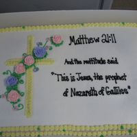 Easter Ii This is cake 2 for the church. It is also vanilla w/bc