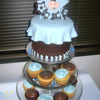 Baby Boy Shower Cake 