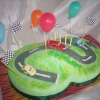 Cars Cake Todo hecho a mano