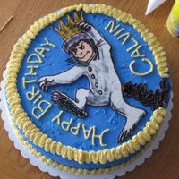 Where The Wild Things Are (Max) Max is a chocolater transfer who gave me fits until I remembered I could "paint" with food coloring to get the shadows.