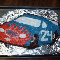Nascar 24 you have to forgive how bad they are because i'm ony 13 and i haven't took many classes on cake decorating... but this is a cake...