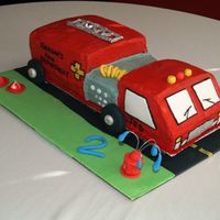 Firetruck Birthday Cake Another view!