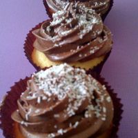 Photo.jpg Lamington cupcakes - vanilla cupcakes, whipped ganache icing and coconut.