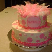 Plumas un pastel muy coqueto con plumas