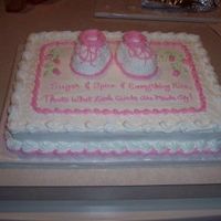 Baby Booties Baby Booties made from cupcakes.