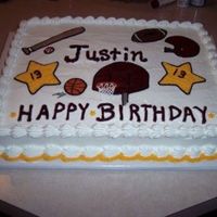 All*star Birthday 9x13 sheetcake