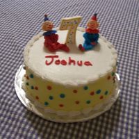 Clown Cake Birthday cake for my little guy. I kind of threw it together. It's kind of funny because I think it's probably one of my best so...