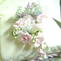 Mother Days Cake Fondant cake and sugar flowers