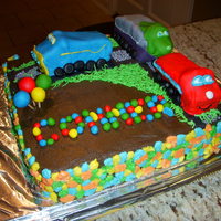 Chuggington - Playhouse Disney My nephew, on his fourth birthday, is still crazy about trains and his mother suggested a Chuggington themed cake. There wasn't a...