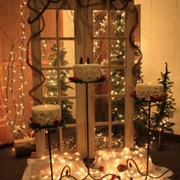 Candle Wedding Cake I made this cake for my sisters wedding. They are 10"w x 6"h. She wanted them to look like candles.