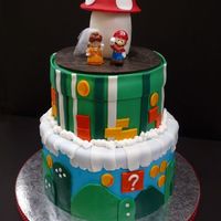 Super Mario Brothers This is a very close copy of a photo found on Flickr, which was taken by someone at a wedding, who credits Robin from Gateaux Inc. as the...