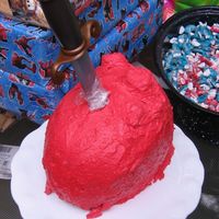 Davy Jones's Heart My 4yr old son actually requested this specifically. He wanted Davy Jones's heart with Will Turner's knife sticking out of it! It...