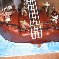 The Black Pearl-A Closer View I would have put in more detail, like woodgraining, if I had more time. We had a combined party for all three of our son's birthdays....