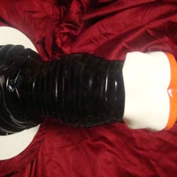 Sculpted Body 3-D plain vanilla cake with buttercream frosting..covered in fondant.. accented with (Non edible) crystals for necklace and bottom of dress.....