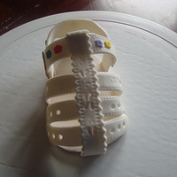 Baby Sandal Gumpaste Baby Sandal