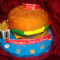 Sports Grill This was for a customer who could only tell me that her 16yr old liked all sports.(????) So I came up with the ideal of a sports grill....