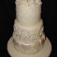 50Th Wedding Anniversary fondant with fondant accents