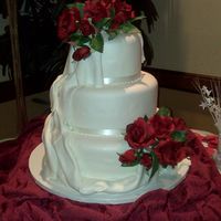 Fondant Swag, Roses 