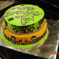 Halloween Birthday Cake All BC cake for my nephew's birthday